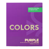 United Colors of Benetton Purple 2.7 oz EDT for Women