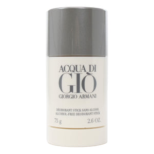 Giorgio Armani Acqua Di Gio 2.6 oz Deodorant Stick (Alcohol Free) for Men