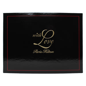 Paris Hilton With Love 3.4 oz EDP for Women - Body Lotion 3.0 oz -Bath & Shower Gel 3.0oz - Mini Roller Set